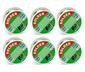Set of 6 Solder Wire Rolls 0.6mm, 50g Each, Sn40/Pb60 Flux Core Solder for Electronics & Precision Repairs