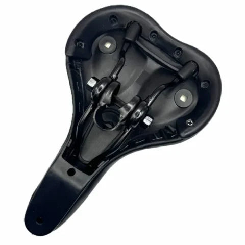 Ergonomic Comfort Bicycle Saddle Wide Soft Foam Bike Seat Black Red Universal Fit