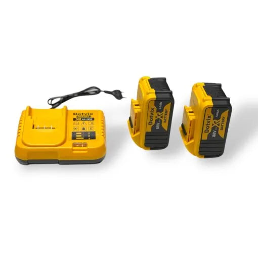3 in 1 Power Tool Set 88V – Drill, Angle Grinder & Impact Wrench with 2x 5.0Ah Batteries