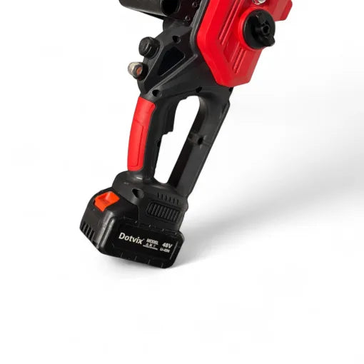 48V Cordless Electric Chainsaw 12 Inch 1000W with 2 Li-Ion Batteries & Chain Lubrication