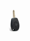 Car Key Case for Renault Clio, Megane, Scenic, Laguna & Dacia Logan, Duster, Sandero – 2 Button Key Shell Replacement