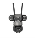 4-Lens WiFi PTZ Surveillance Camera – Full HD Security Camera with Night Vision, Motion Detection & Two-Way Audio