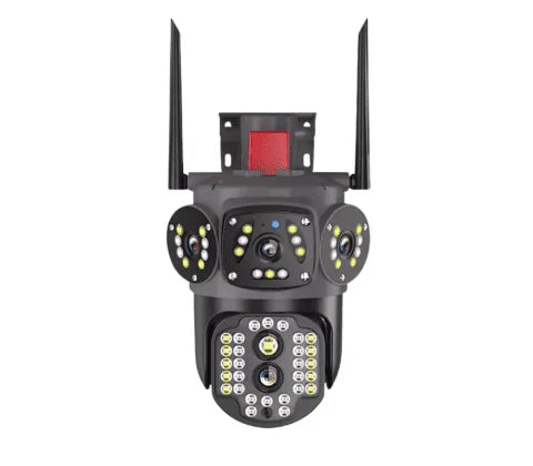 ZY-A4H-L-4G Triple Lens 4K Surveillance Camera – 4G Security Camera with Human Detection, Auto Tracking & Night Vision
