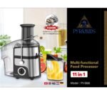 PYRAMIDS 11-in-1 Food Processor – 1500W Heavy Duty Kitchen Machine